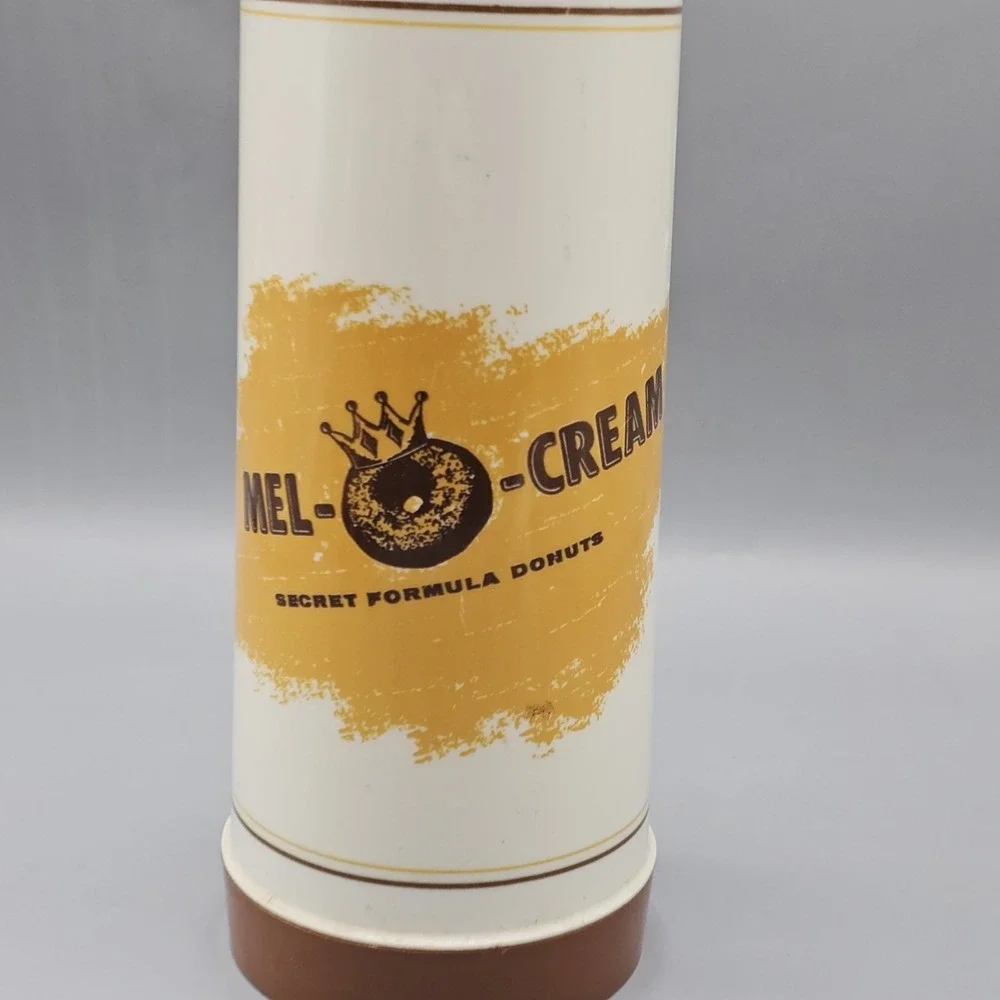 Vintage Aladdin Mel-Cream Donuts Thermos Lining with Lid 1 Quart Chicago